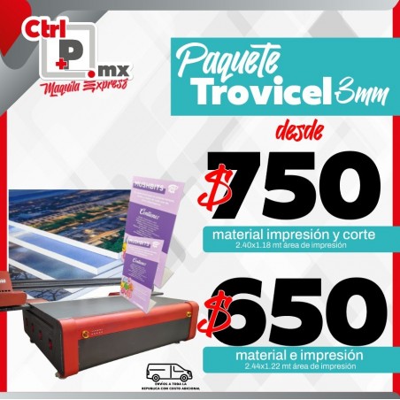 Paquete de Trovicel 3mm